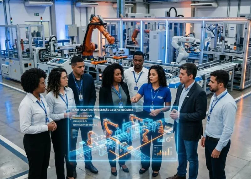 SENAI Tocantins promove imersão para aproximar indústrias das aplicações práticas da inteligência artificial