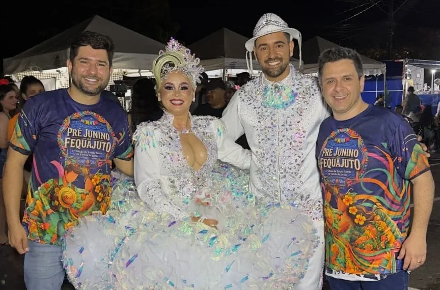 Com apoio de Tiago Dimas e Miguel Barros, Fequajuto promove pré-junino na Feira do Aureny III