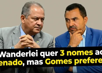RESUMO | Wanderlei quer 3 nomes ao Senado, mas Gomes prefere 2