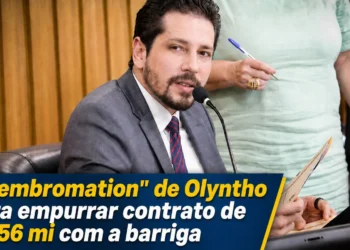 RESUMO | O “embromation” de Olyntho para empurrar contrato de R$ 56 mi com a barriga