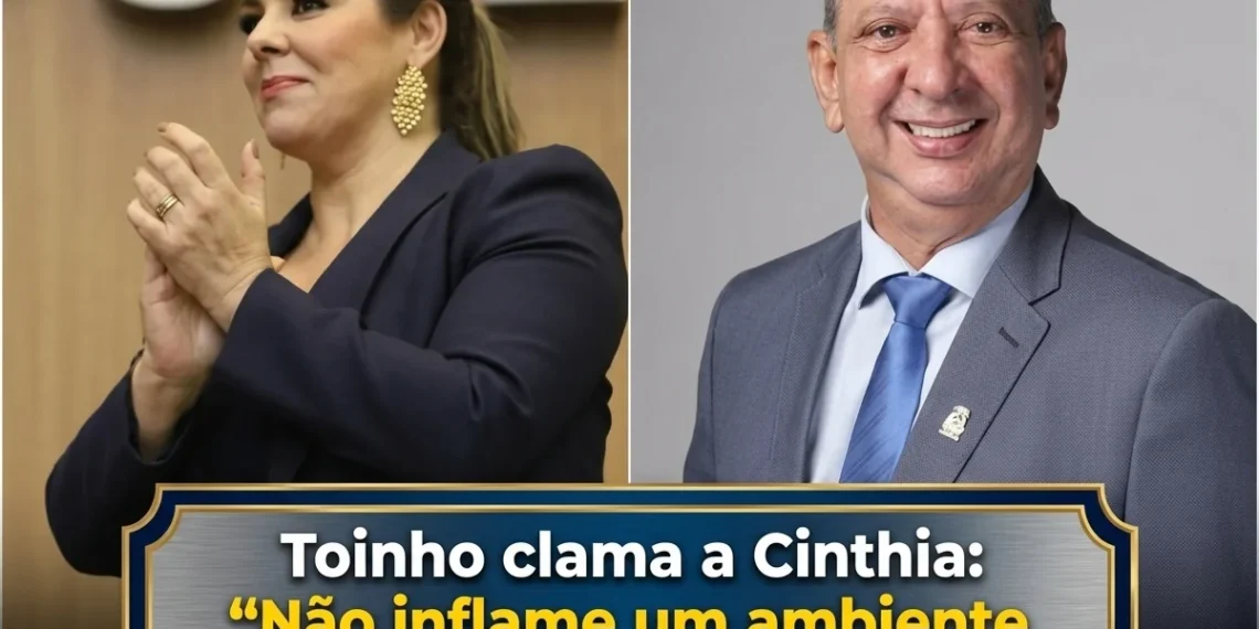 RESUMO | Toinho clama a Cinthia: “Não inflame um ambiente que está pacificado”; Fábio Vaz reage a deputados: “Discursos falaciosos e distorcidos”