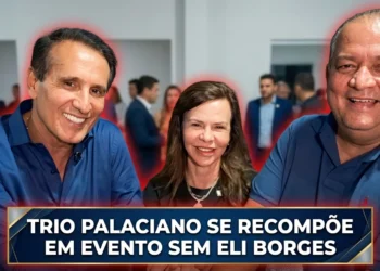 RESUMO | Trio palaciano se recompõe em evento sem Eli Borges