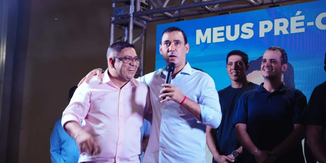Em Araguaína, Vicentinho Júnior recebe apoio do vereador Flávio Cabanhas e reforça pré-campanha
