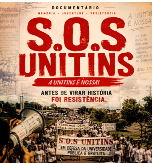 Documentário “SOS Unitins” será lançado neste sábado no Cine Sesc, em Palmas; veja o horário das sessões