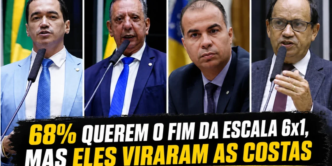 RESUMO | 68% querem o fim da escala 6×1, mas eles escolheram viram as costas