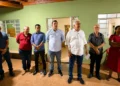 Laurez Moreira em agenda de pré-campanha em Santa Rosa do Tocantins (Foto: Divulgação)