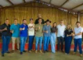 Vicentinho, Amélio e Guimarães garantem apoio do prefeito, da vice e cinco vereadores de Santa Maria do Tocantins
