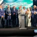 Presidente da Aleto, Amélio Cayres, na inauguração do prédio Deputado Raimundo Moreira