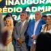 Presidente da Aleto, Amélio Cayres, ao lado do vice-governador Laurez Moreira na inauguração do prédio Deputado Raimundo Moreira
