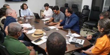Audiência foi conduzida pela promotora de Justiça Kátia Chaves Gallieta, titular da 23ª Promotoria de Justiça da Capital (Foto: Marcelo de Deus/Dicom)