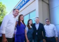 Prefeito de Palmas, Eduardo Siqueira Campos com a senadora Dorinha Seabra em solenidade na Codevasf