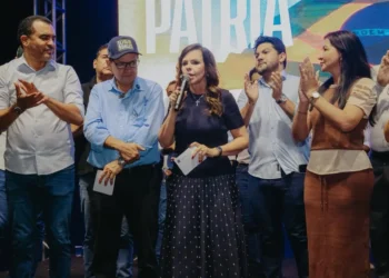 Senadora Dorinha Seabra discursa no lançamento da pré-candidatura de Eli Borges ao Senado (Foto: Divulgação/Ascom)