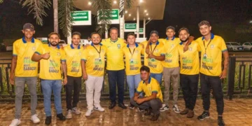 Em Dianópolis, Luxemburgo se reúne com população em noite de jogo do Brasil na Copa