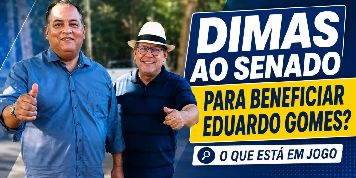 EM OFF | Dimas ao Senado para beneficiar Eduardo Gomes?