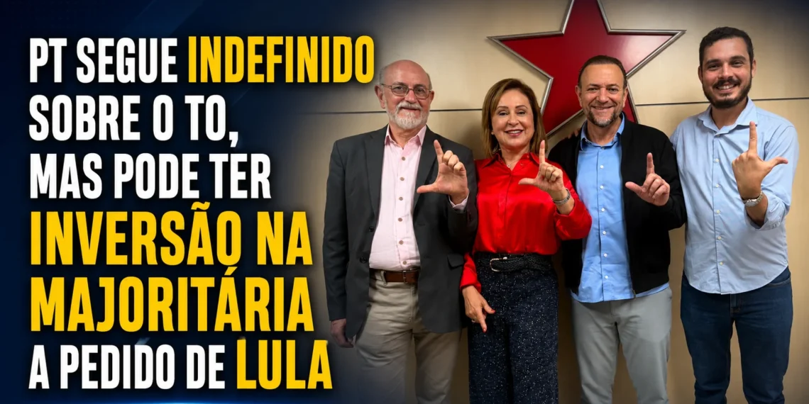 EM OFF | PT segue indefinido sobre o TO, mas pode ter inversão na majoritária a pedido de Lula; Vicentinho diz que foca no povo, em contraste com apoio maciço de prefeitos a Dorinha