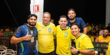 Luxemburgo fortalece a torcida pelo Brasil no Jardim Aureny III em Palmas