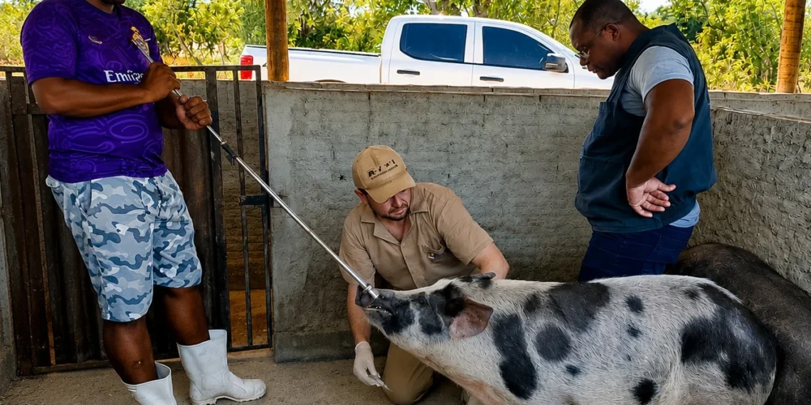Plano Integrado de Vigilância de Doenças de Suínos da Agência de Defesa Agropecuária (Foto: Divulgação)