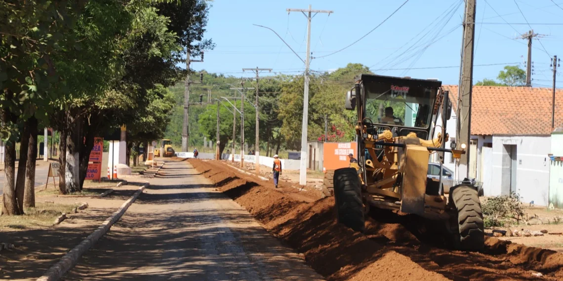 Pavimentação promovida pela Agência de Transportes, Obras e Infraestrutura