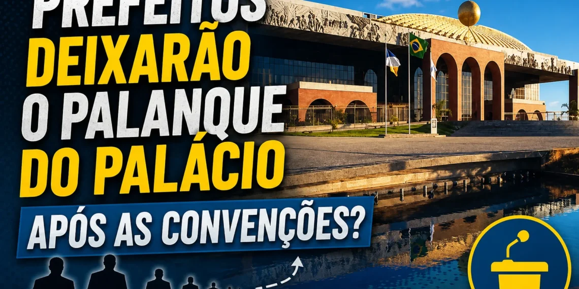 RESUMO | Prefeitos deixarão o palanque do Palácio após as convenções?