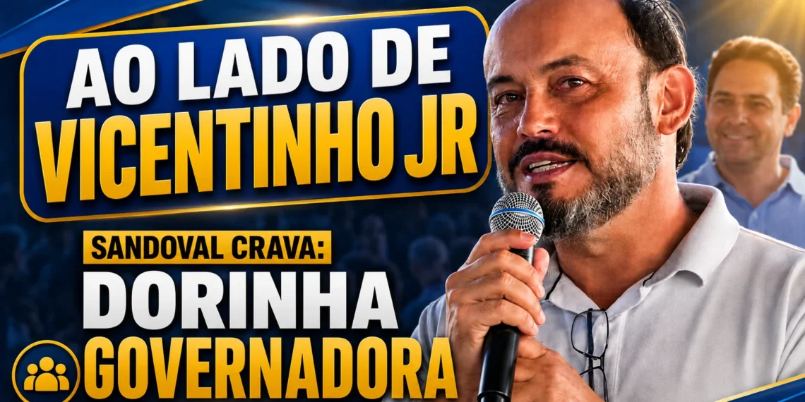 EM OFF | Ao lado de Vicentinho Jr, Sandoval diz que Dorinha será governadora; Wanderlei e mais 4 não renunciaram por estarem rompidos com o vice, diz Folha de S.Paulo