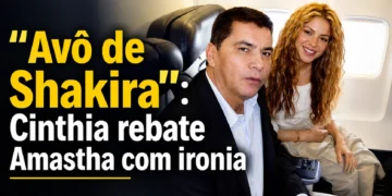 EM OFF | “Avô de Shakira”: Cinthia rebate Amastha com ironia