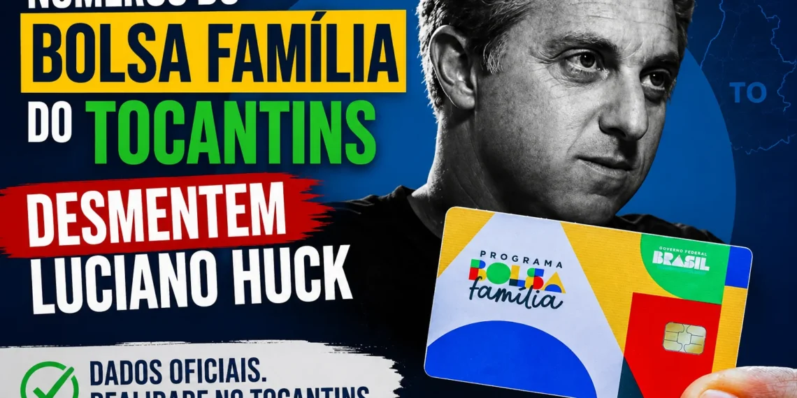 RESUMO | Números do Bolsa Família do Tocantins desmentem Luciano Huck