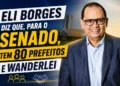 EM OFF | Eli Borges diz que, para o Senado, tem o apoio de 80 prefeitos e de Wanderlei