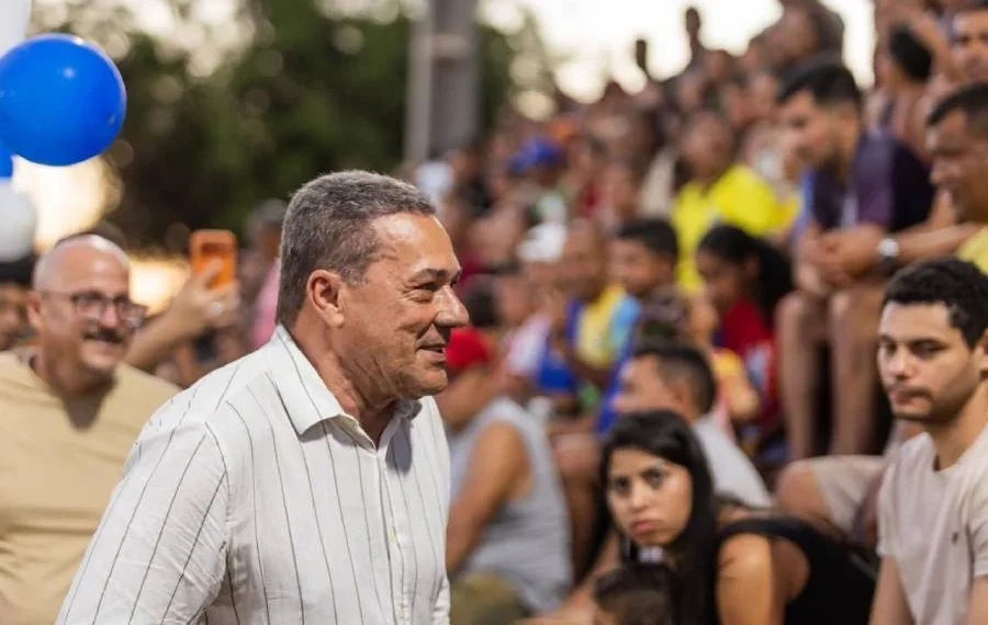 No Bico do Papagaio, Vanderlei Luxemburgo prestigia semifinal regional e consolida presença no norte do Tocantins