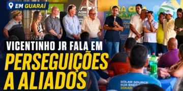 EM OFF | Em Guaraí, Vicentinho Jr fala em perseguições a aliados