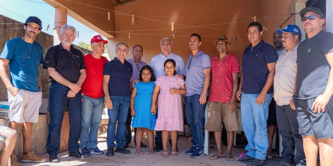 Laurez Moreira e Paulo Mourão em agenda de pré-campanha pelo interior do Tocantins