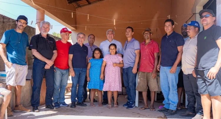 Laurez Moreira e Paulo Mourão em agenda de pré-campanha pelo interior do Tocantins