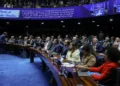 Plenário do Senado durante audiência pública sobre o fim da escala 6x1