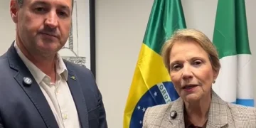 Senadora e ex-ministra Tereza Cristina declara apoio a Maurício Buffon para a Câmara Federal