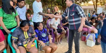 Em território indígena, Luxemburgo é recebido por caciques durante Festa do Peix