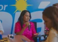Ivanete Lima ao ser apresentada como pré-candidata ao Senado Federal