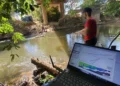 Atualmente, são monitoradas 30 bacias hidrográficas no estado com dados de nivel, vazão, chuva e qualidade da água