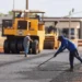 Obra de pavimentação em Palmas