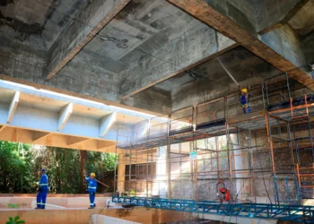Secretaria de Infraestrutura de Palmas retoma obras de recuperação estrutural em ponte da Avenida NS-02