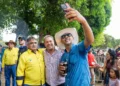Vanderlei Luxemburgo em agenda em Filadélfia (Foto: Divulgação)