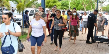 Colégio eleitoral no Tocantins em dia de votação
