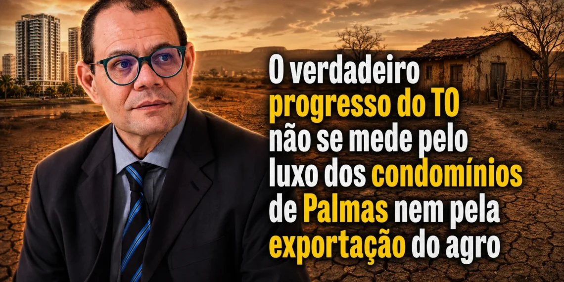 RESUMO | O progresso do TO não se mede pelo luxo dos condomínios de Palmas nem pela exportação do agro